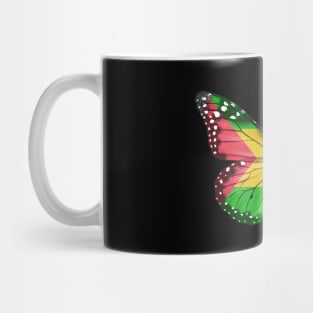 Sao Tomean Flag  Butterfly - Gift for Sao Tomean From Sao Tome And Principe Mug